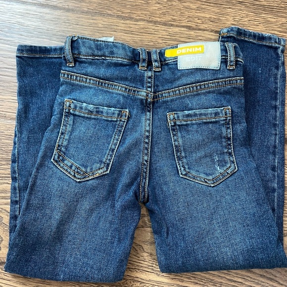 Zara Boys Size 6 Dark Wash Skinny Jean - Picture 3 of 3